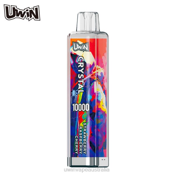 UWIN Vape Disposable - UWIN CRYSTAL 10000 DISPOSABLE VAPE Strawberry Raspberry Cherry 428LB7