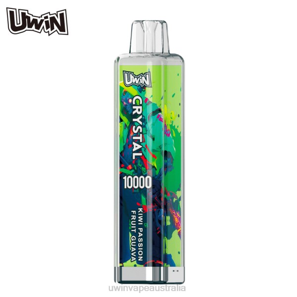 UWIN Vape Online - UWIN CRYSTAL 10000 DISPOSABLE VAPE Kiwi Passion Fruit Guava 428LB8
