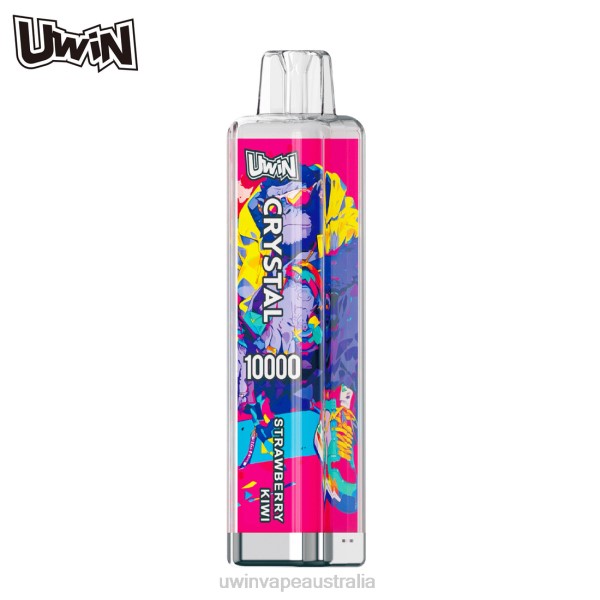 UWIN Vape Sydney - UWIN CRYSTAL 10000 DISPOSABLE VAPE Strawberry Kiwi 428LB11
