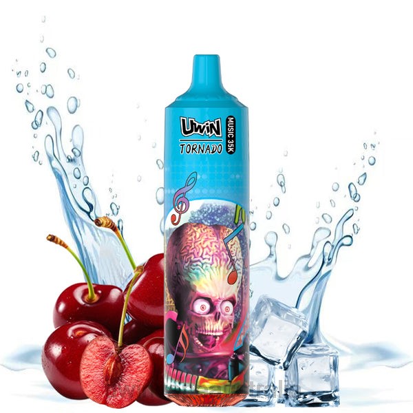 UWIN Vape Crystal - UWIN CRYSTAL 35K DISPOSABLE VAPE Cherry Ice 428LB21