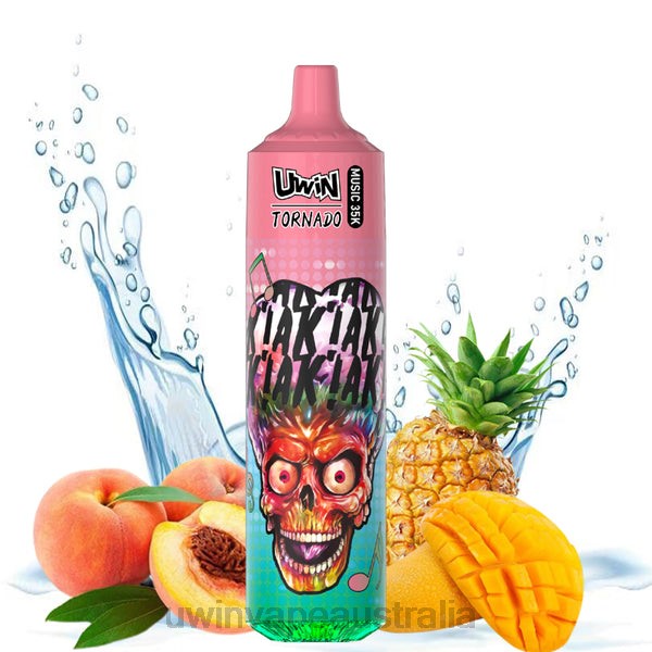 UWIN Vape Disposable - UWIN CRYSTAL 35K DISPOSABLE VAPE Peach Mango Pineapple 428LB25