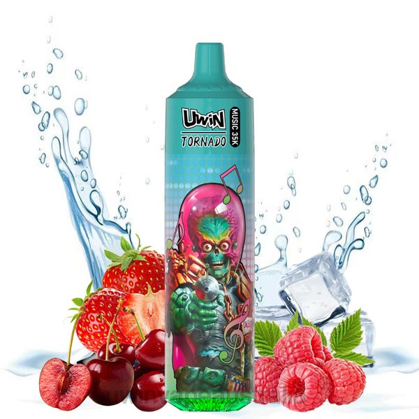 UWIN Vape Flavor - UWIN CRYSTAL 35K DISPOSABLE VAPE Strawberry Raspberry Cherry Ice 428LB22