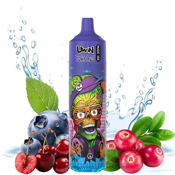 UWIN Vape Online - UWIN CRYSTAL 35K DISPOSABLE VAPE Blueberry Cherry Cranberry 428LB26