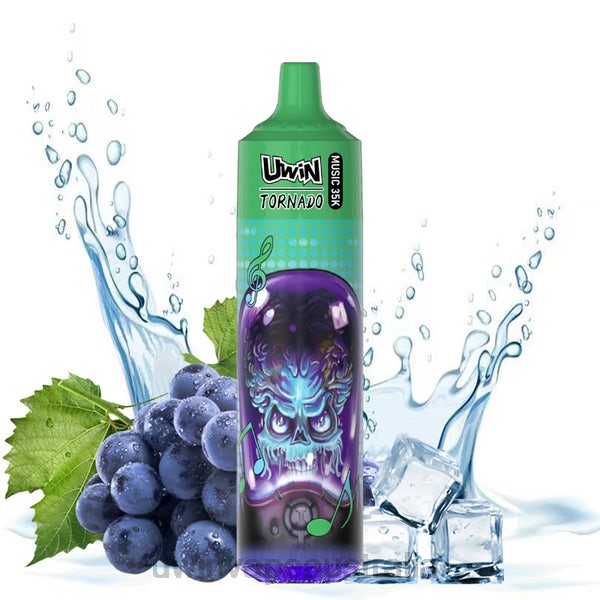 UWIN Vape Online - UWIN CRYSTAL 35K DISPOSABLE VAPE Grape Ice 428LB17